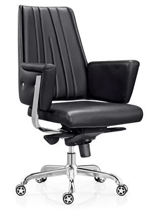 Newcity 6436C经济办公椅便宜高质量人体工学皮革或PU网椅参观办公椅5年质保高密度海棉供应商佛山中国