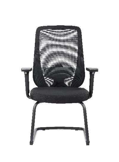 Newcity 646C מחיר טוב מחיר מודרני עיצוב חדר ישיבות כיסא רשת מתכת מסגרת צבועה כיסא מבקר באיכות הטובה ביותר ללא גלגלים ספק יו"ר מבקר פושאן סין