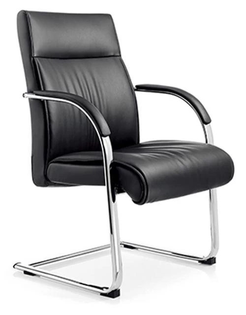 Newcity 6566C经济办公椅便宜高质量人体工学皮革低参观办公椅低背职员椅5年质保高密度海棉供应商佛山中国