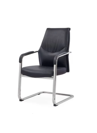 Newcity 6655C Classical Staff  Leather Visitor Chair Customized Visitor Chair Conference Visitor Chair For Office Factory Price Chair Office Meeting Room Bow Chair Supply Chinese Foshan