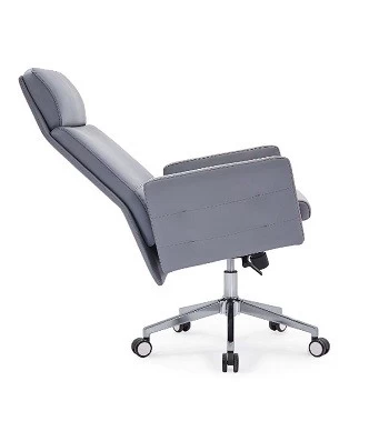 Newcity 6675A Hot Sale Reclining Adjustable Leather Office Chair New Deluxe Designs Office Chair Boss Revolving Executive Office Chair Chinese Foshan