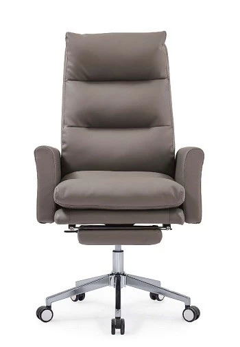 Newcity 6686工厂独特设计的可躺式办公椅带定制logo的客户椅办公椅PU皮革饰面首席执行官办公椅中国佛山质保5年