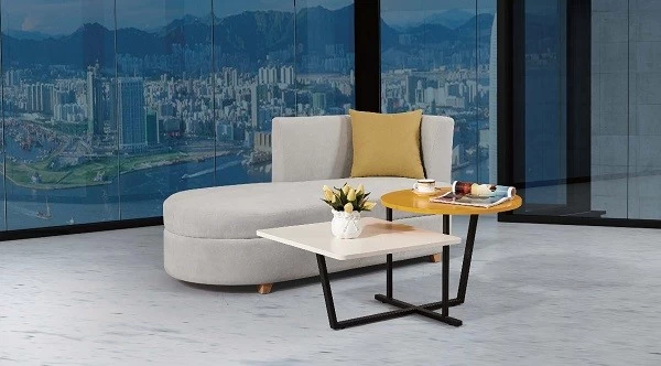 Newcity S-1028 Modern Living Room Sofa New Design Fabric Civil Furniture Sofa Hot Sale Leisure European Office Sofa Supplier Foshan China