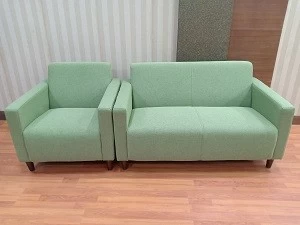 Newcity S-1038 绿色款式办公沙发高品质客厅办公家具沙发热销豪华欧式办公沙发供应商质保5年中国佛山