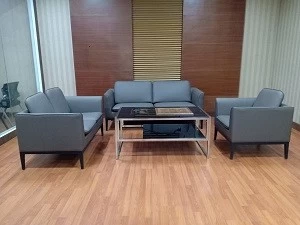 Newcity S-1039 Newest Creative Design Executive Office Sofa Smooth Surface Office Sofa  Foshan Wholesales Commercial Area Fashionable Business 1/2/3 Seats Office Sofa
