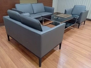 Newcity S-1039 Newest Creative Design Executive Office Sofa Smooth Surface Office Sofa  Foshan Wholesales Commercial Area Fashionable Business 1/2/3 Seats Office Sofa