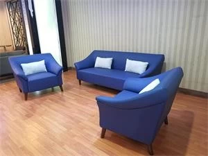 Newcity S-1045 Modern Simple Design Office Sofa For Reception Luxury Office Furniture Design PU Leather Office Sofa High Quality Wooden Foot Office Sofa Supplier Foshan China