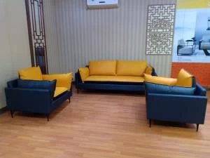 Newcity S-1068 商业PU和真皮办公沙发高品质客厅候诊室办公家具办公沙发新型办公沙发供应商质保5年中国佛山