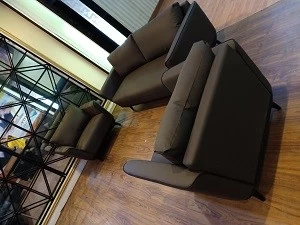 Newcity S-1072柔软舒适的办公沙发现代欧式办公沙发客厅家具皮革或PU沙发5年质保供应商佛山中国