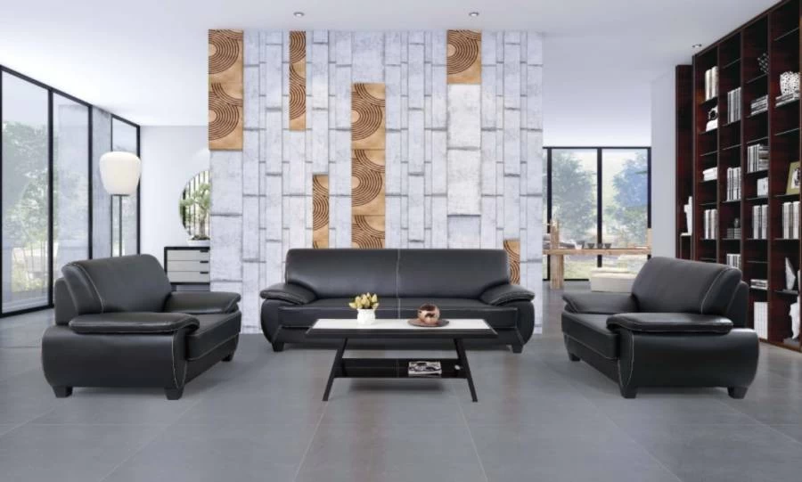 中国 Newcity S-1085海量可选皮革和颜色办公沙发标准尺寸热销新设计办公室沙发最优选正品办公沙发供应商佛山 制造商