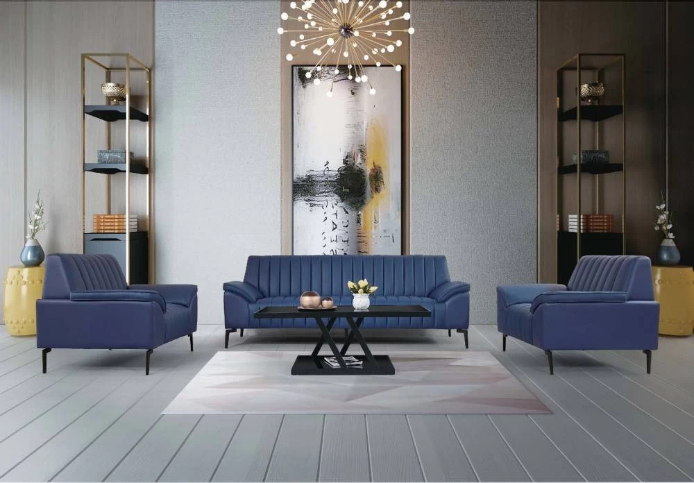 中国 Newcity S-1099现代办公室沙发最优价格高质量接待多场景家具简约大气设计PU皮革办公沙发制造商佛山 制造商