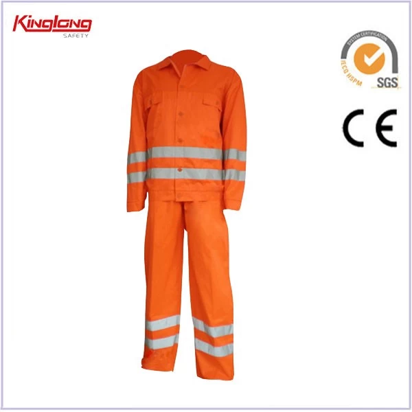 Venta al por mayor uniforme fluorescente ropa de trabajo de alta