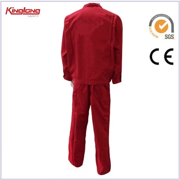 de rojos a la venta de China chaqueta de trabajo de alta calidad y pantalones de los pantalones de trabajo