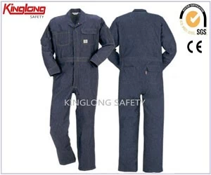 China Werkkleding van 100% katoenen keperstof, werkkleding voor veiligheidskleding voor heren fabrikant