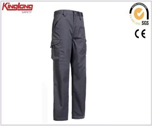 China 100%cotton fabrics mens cargo pants trousers/ durable work pants workwear/ cool fashion uniforms manufacturer