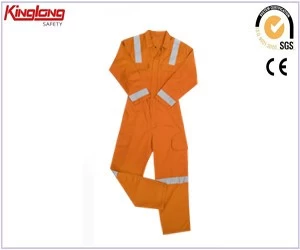 China 100%cotton high quality safety coverall, fireproof protective workwear coverall, coverall for fighting manufacturer