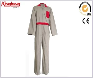 China 100%cotton men work garments safety workwear cheap coveralls price manufacturer