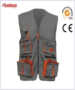 China 2016 best selling new brand designer men safety vest protection work wear manufacturer