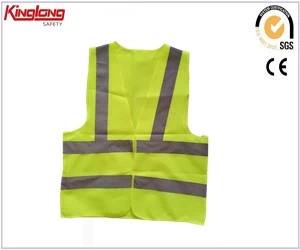 Čína Nový styl fluorescenční žluté velkoobchodní unisex vesta výrobce