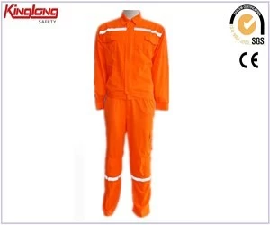 Cina Migliori fluo qualità arancione da lavoro HIVI tuta, tipo riflettente tute uniformi all'aperto in vendita produttore