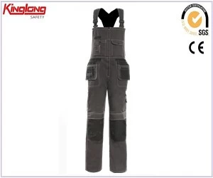 China Bib Pants, 80% Polyester 20% Cotton Bib pants, Knee Pad Function Bib Pants manufacturer