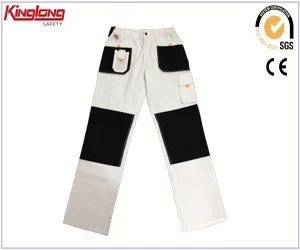 China Fornecedor de calças cargo duráveis ​​de lona China, Fabricante de calças de trabalho de lona branca fabricante