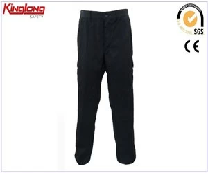 China Casual calças da carga 6 bolsos, calças de carga de algodão com bolsos laterais fabricante