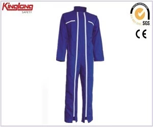 China China Coverall Uniform Supplier, Double Zippler Work Coverall Suit manufacturer