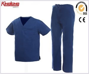 Čína Uniforma pro zdravotní sestru v čínské továrně, nemocniční uniforma Poly Cotton pro lékaře a zdravotní sestru výrobce