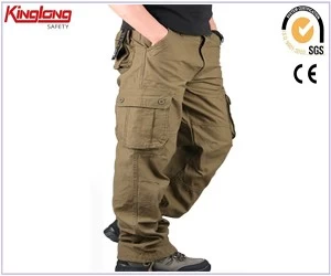 An tSín China Manufacture 100% Cotton Six Pocket Pants,Hot Sell Cargo Pants in Isreal Market déantóir