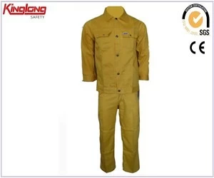 China Calça e jaqueta de fornecedor da China, uniforme de trabalho masculino 100% algodão fabricante