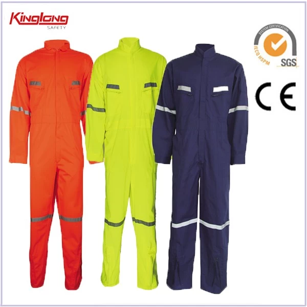 China China Manufacture 100% Polyester Coverall,Hot Sell Workwear Coverall in Chile Market manufacturer