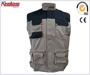 China China Manufacturer Color Combination Work Vest,Multipocket Vest for Men manufacturer