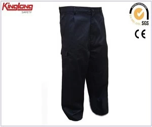 China China Manufacturer Dark Blue Cargo Pants,100% Cotton Six Pocket Cargo Trousers manufacturer
