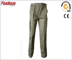 Cina Pantaloni cargo a sei tasche del produttore cinese, pantaloni da lavoro in cotone 100%. produttore