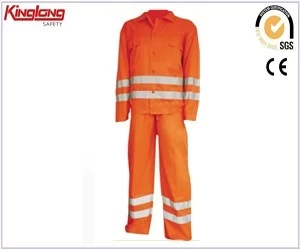 Čína Pracovní oblek čínského výrobce, vysoce viditelná reflexní pracovní uniforma výrobce