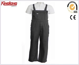 Čína Čínský dodavatel 100% bavlněné kalhoty s náprsenkou, reflexní bezpečnostní pracovní kalhoty výrobce
