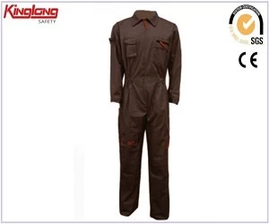 Китай Китайский поставщик 100% хлопковый комбинезон, рабочая одежда с длинными рукавами для мужчин производителя
