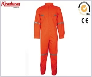 China China Supplier 100% Cotton Coverall with Reflector,High Visibility Coverall for Men manufacturer