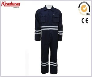 China China Supplier 100% Cotton Fireproof Coverall,Safety Long Sleeves Coverall manufacturer
