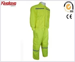porcelana Proveedor de China 100% pantalones y camisa de algodón, uniforme de trabajo de alta visibilidad fabricante