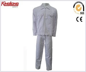 China China leverancier katoen werkuniform, broek en jas uniform unisex fabrikant