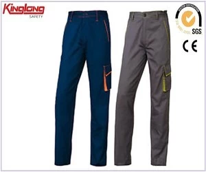 China Calças masculinas de algodão fornecedor da China, calças cargo com joelheira fabricante