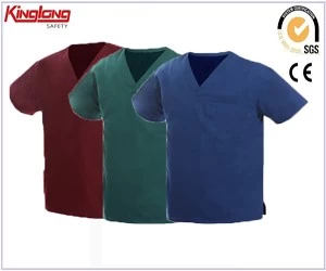 China Ziekenhuisuniform van polykatoen van Chinese leverancier, verpleegkundige scrubs voor mannen en vrouwen fabrikant