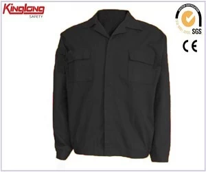 porcelana Chaqueta de trabajo de polialgodón de proveedor de China, chaqueta reflectante de seguridad para hombres fabricante