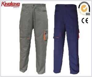 Китай Китайские рабочие брюки из поликоттона, дешевые брюки-карго с несколькими карманами для мужчин производителя