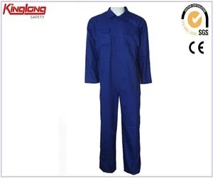 Κίνα Κίνα Προμηθευτής Royal Blue Φόρμα, Βαμβακερή φόρμα εργασίας Unisex κατασκευαστής