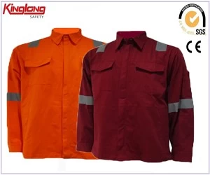 Kiina China Wholesale 100% Cotton Safety Reflective Jacket,Cheap Workwear Jacket valmistaja