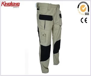 porcelana Pantalones cargo de algodón al por mayor de China, pantalones de trabajo con elástico fabricante
