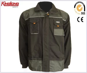 China China Wholesale Polycotton Canvas Work Jacket,Working Coat with Multipocket manufacturer